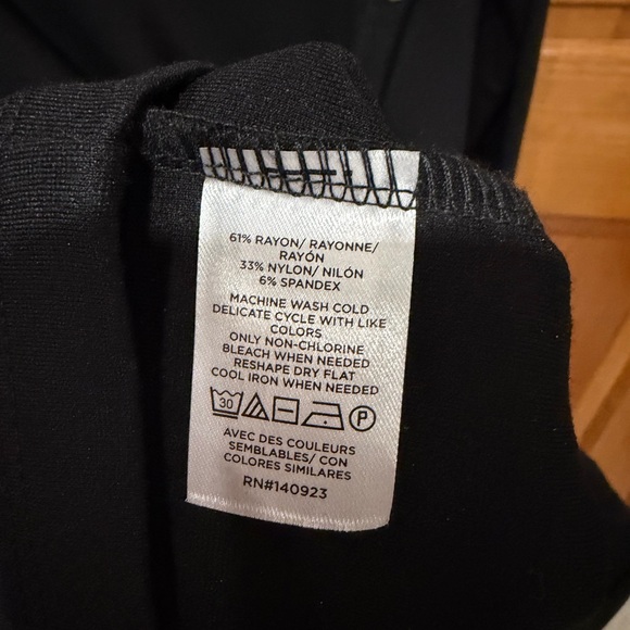 Loft- Side Button Long Sleeve Mini Dress- size small - Picture 7 of 8